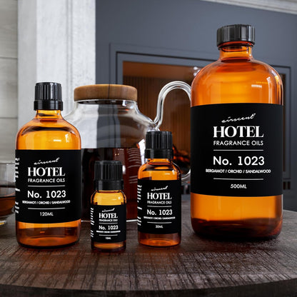 Airscent Hotel Diffuser Oil No. 1023 - Baccarat Hotel Inspired - 30 ml | Bergamot, Orchid, and Sandalwood - Love Affair Fragrance Oil for Ultrasonic and Waterless Diffusers and Crafting - 1 Fl Oz Bottle